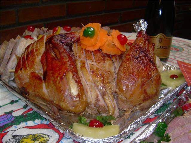 Como preparar pavo relleno al horno peruano